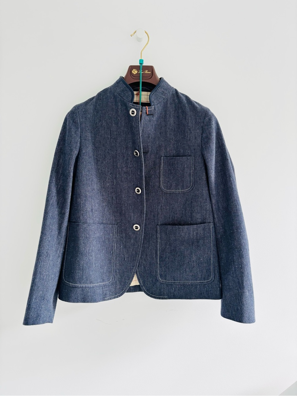 NWT 2025 Loro Piana Spagna Denim Jacket 40